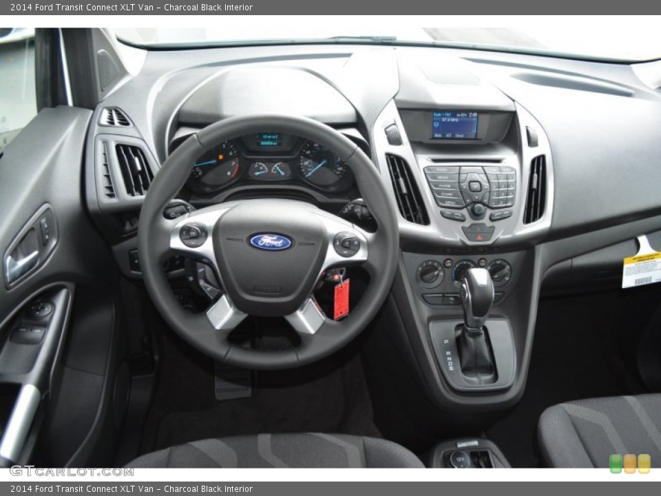 Charcoal Black Interior Dashboard for the 2014 Ford Transit Connect XLT Van #93904445