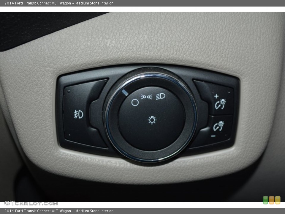 Medium Stone Interior Controls for the 2014 Ford Transit Connect XLT Wagon #93905624