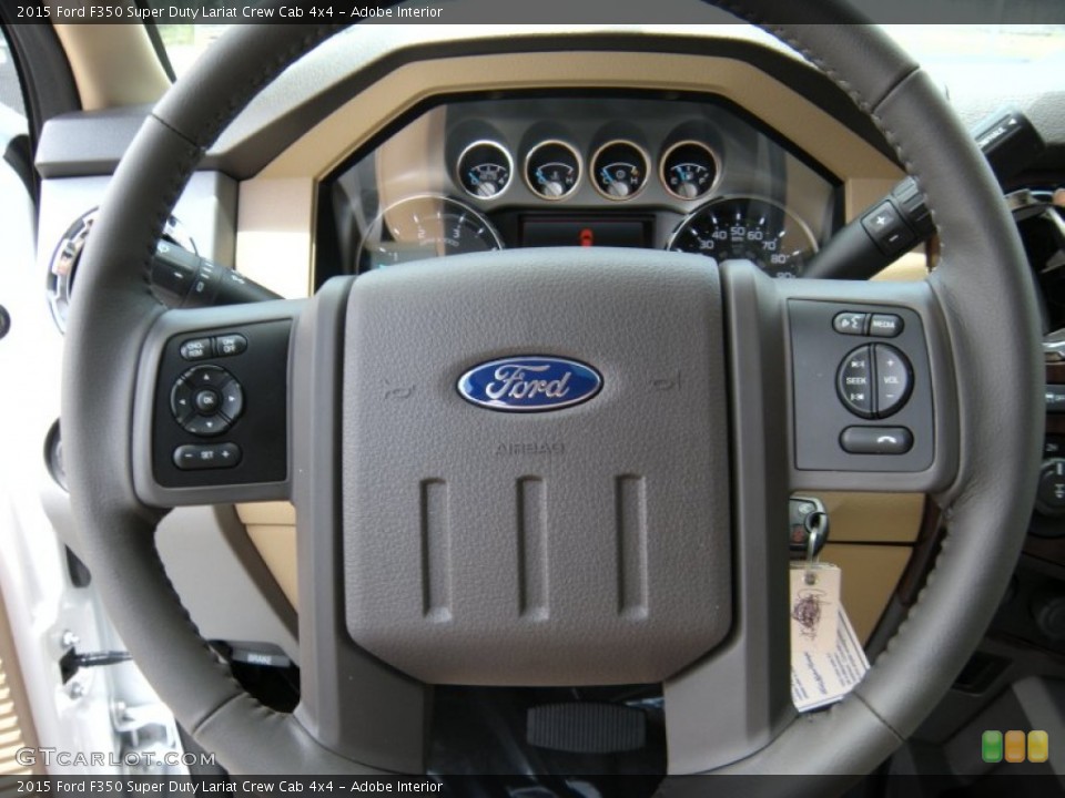 Adobe Interior Steering Wheel for the 2015 Ford F350 Super Duty Lariat Crew Cab 4x4 #93906935