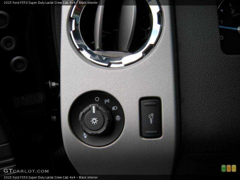 Black Interior Controls for the 2015 Ford F350 Super Duty Lariat Crew Cab 4x4 #93908044