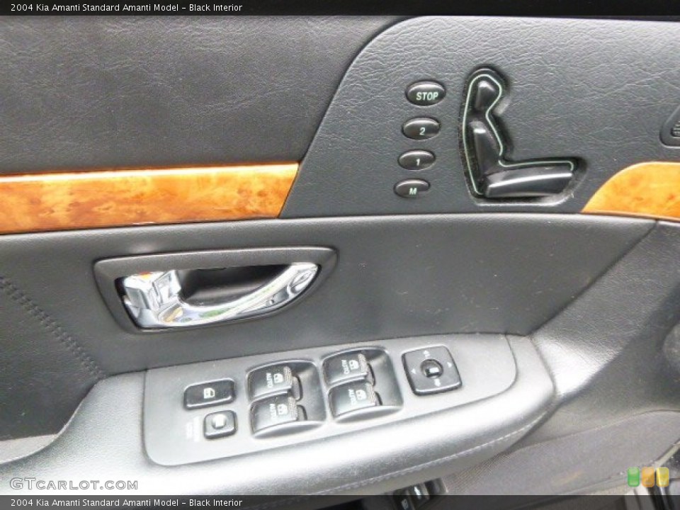 Black Interior Controls for the 2004 Kia Amanti  #93917621