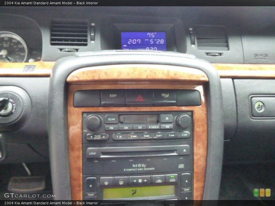 Black Interior Controls for the 2004 Kia Amanti  #93917644