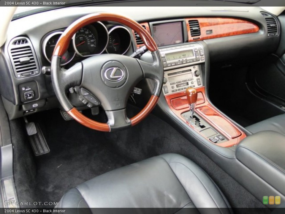 Black Interior Photo for the 2004 Lexus SC 430 #93919013