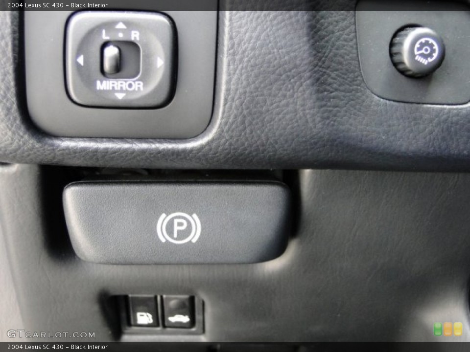 Black Interior Controls for the 2004 Lexus SC 430 #93919361