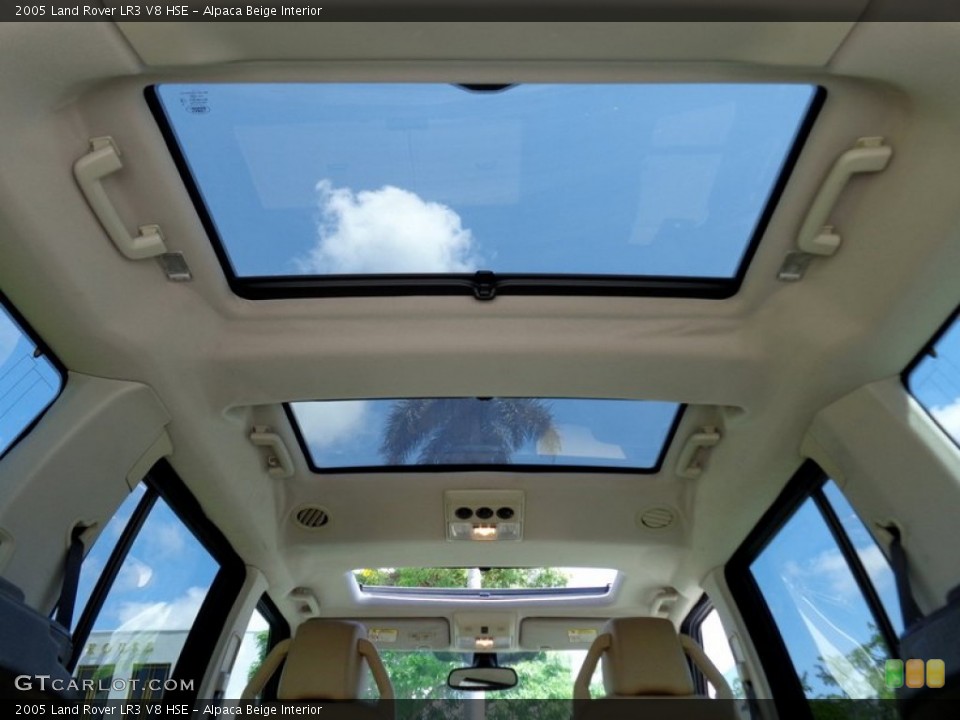 Alpaca Beige Interior Sunroof for the 2005 Land Rover LR3 V8 HSE #93919631
