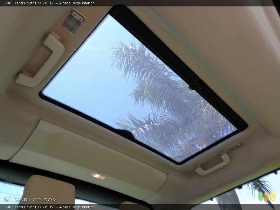 Alpaca Beige Interior Sunroof for the 2005 Land Rover LR3 V8 HSE #93920774