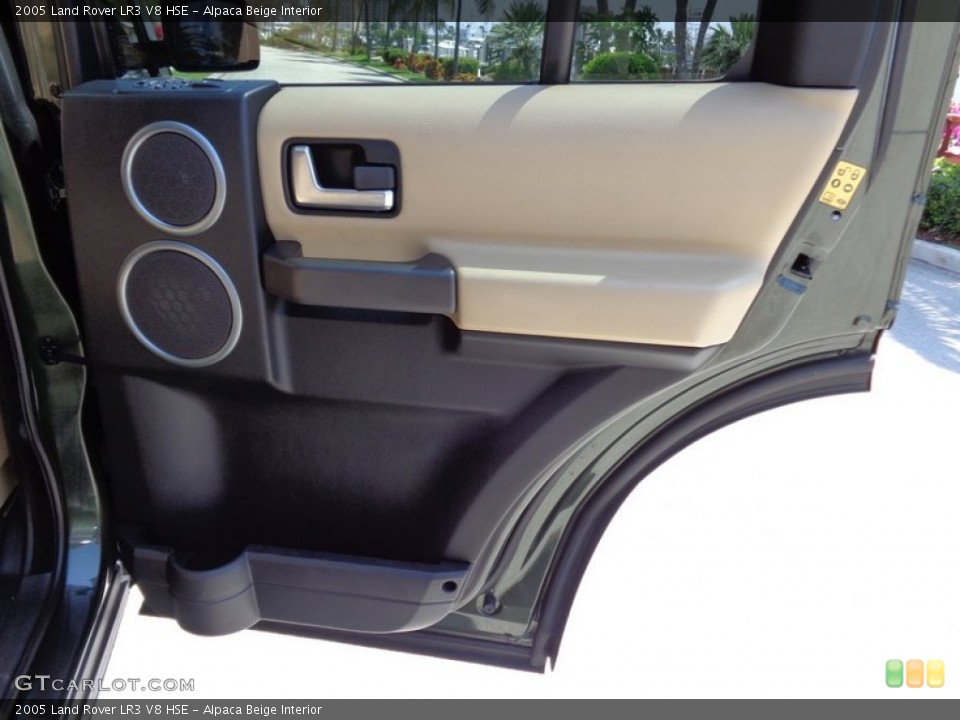 Alpaca Beige Interior Door Panel for the 2005 Land Rover LR3 V8 HSE #93920852