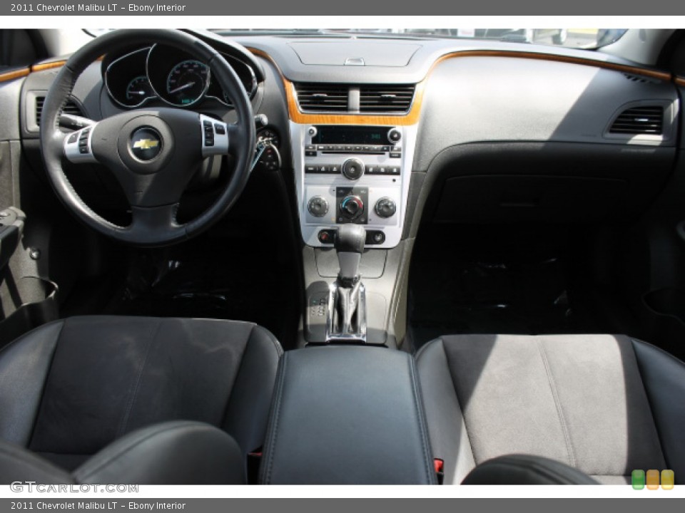 Ebony Interior Photo for the 2011 Chevrolet Malibu LT #93921170