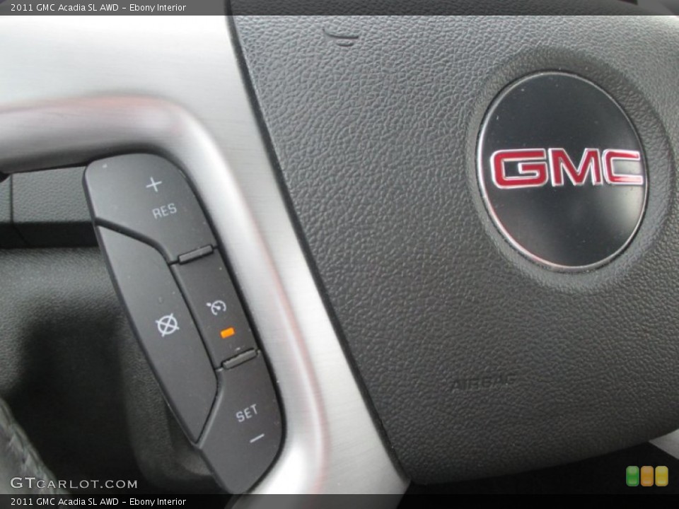 Ebony Interior Controls for the 2011 GMC Acadia SL AWD #93925979