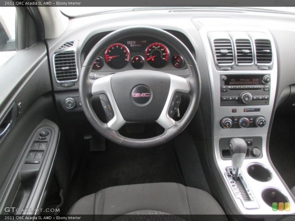 Ebony Interior Dashboard for the 2011 GMC Acadia SL AWD #93926048