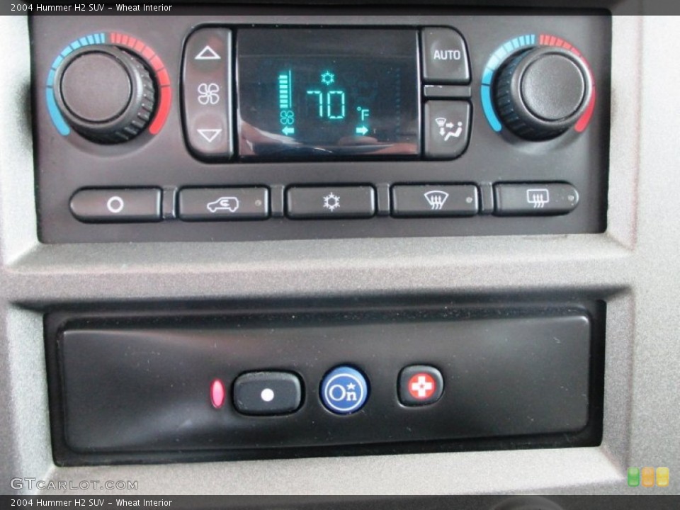 Wheat Interior Controls for the 2004 Hummer H2 SUV #93928421