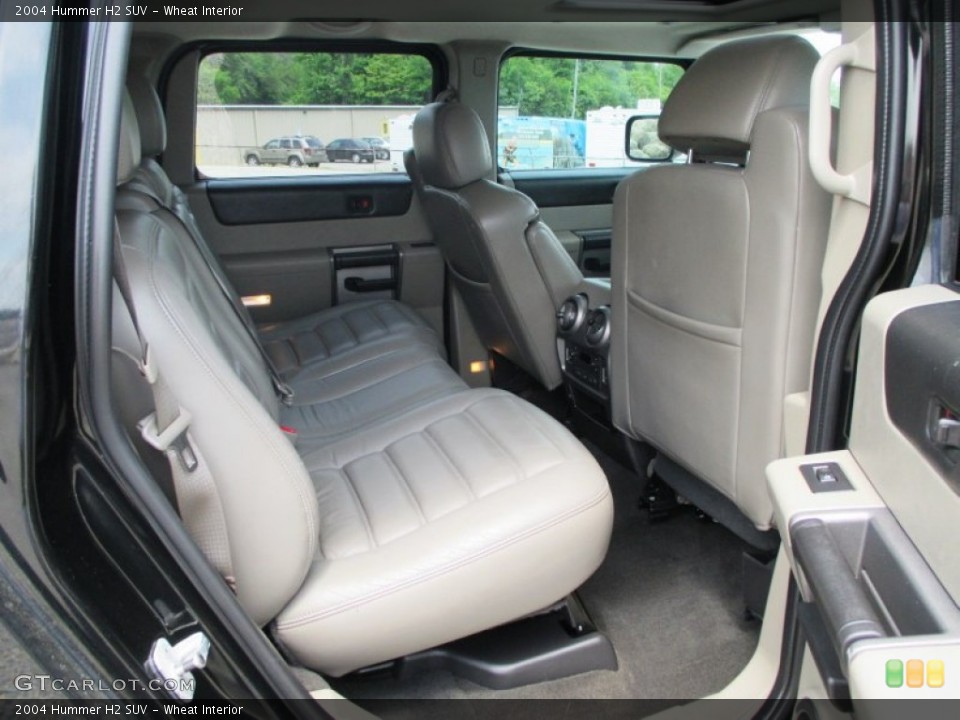 Wheat Interior Rear Seat for the 2004 Hummer H2 SUV #93928541