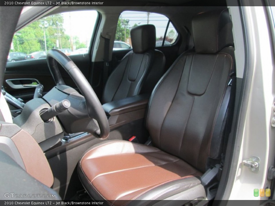 Jet Black/Brownstone Interior Photo for the 2010 Chevrolet Equinox LTZ #93930251