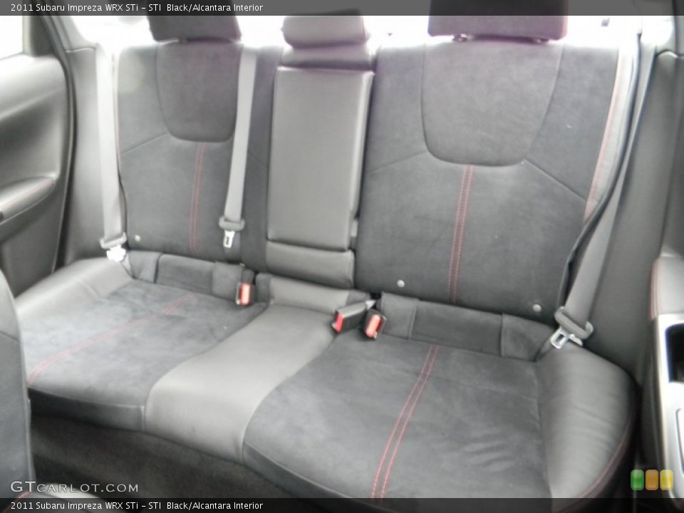 STI  Black/Alcantara Interior Rear Seat for the 2011 Subaru Impreza WRX STi #93930578