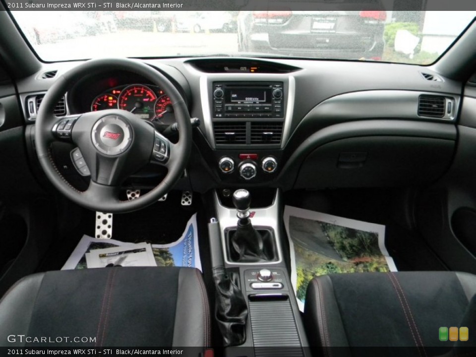 STI  Black/Alcantara Interior Dashboard for the 2011 Subaru Impreza WRX STi #93930584