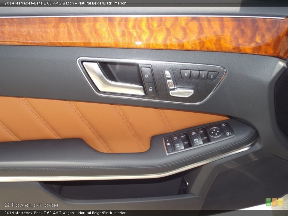Natural Beige/Black Interior Door Panel for the 2014 Mercedes-Benz E 63 AMG Wagon #93935103