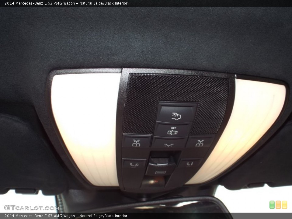 Natural Beige/Black Interior Controls for the 2014 Mercedes-Benz E 63 AMG Wagon #93935328