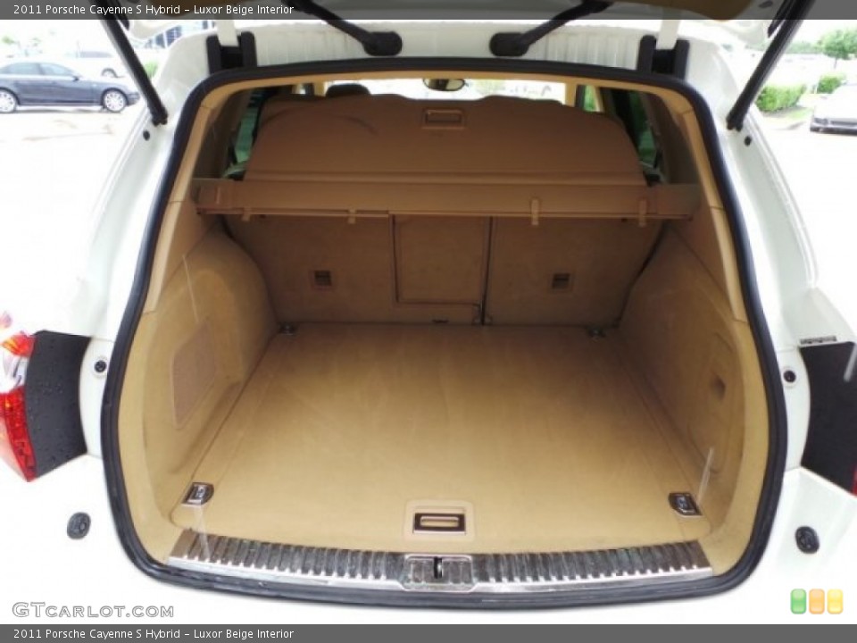 Luxor Beige Interior Trunk for the 2011 Porsche Cayenne S Hybrid #93935646