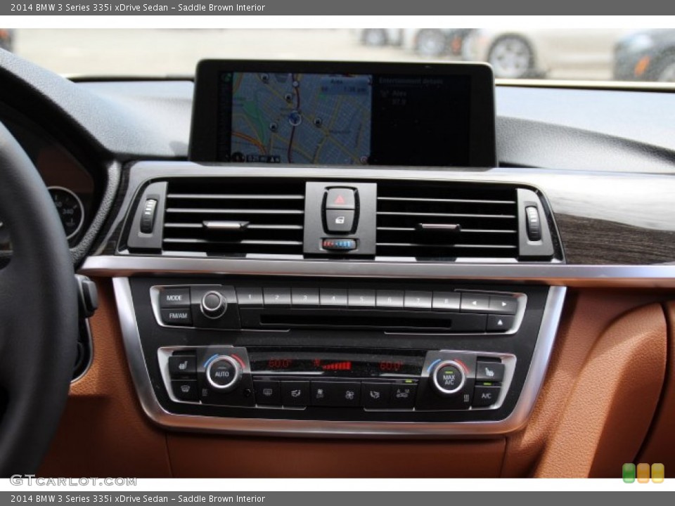Saddle Brown Interior Controls for the 2014 BMW 3 Series 335i xDrive Sedan #93938796
