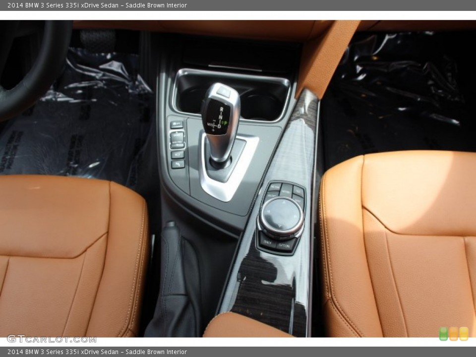 Saddle Brown Interior Transmission for the 2014 BMW 3 Series 335i xDrive Sedan #93938817