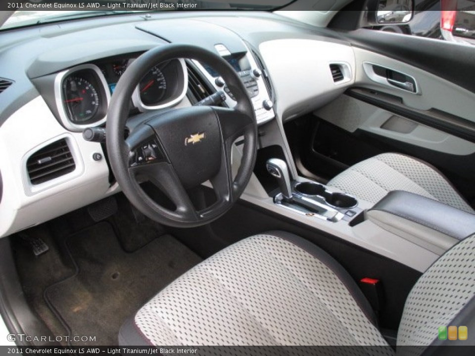 Light Titanium/Jet Black Interior Photo for the 2011 Chevrolet Equinox LS AWD #93939783