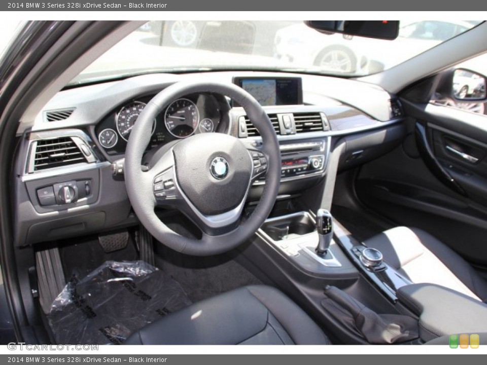 Black Interior Photo for the 2014 BMW 3 Series 328i xDrive Sedan #93940206