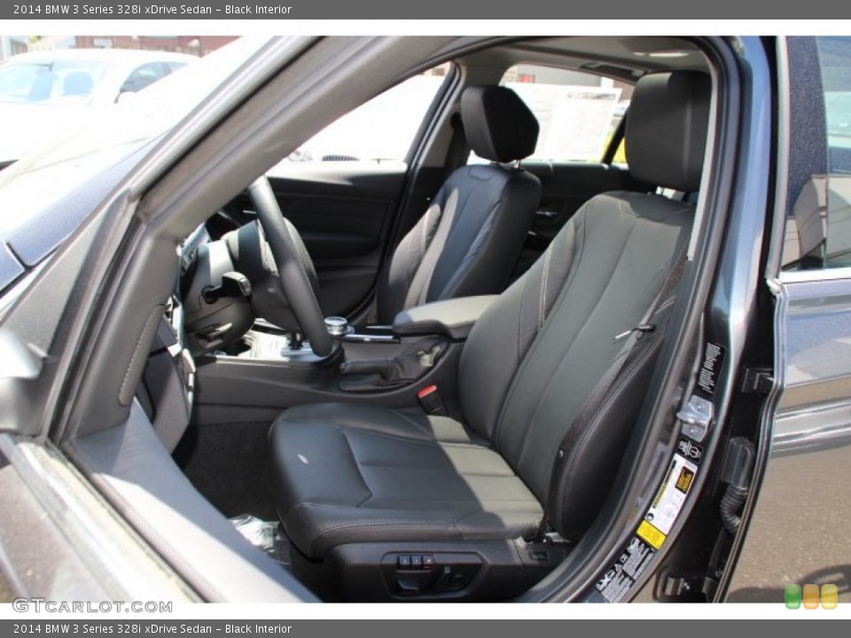 Black Interior Front Seat for the 2014 BMW 3 Series 328i xDrive Sedan #93940251