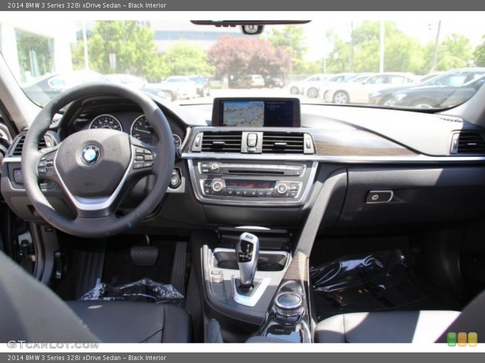 Black Interior Dashboard for the 2014 BMW 3 Series 328i xDrive Sedan #93940296