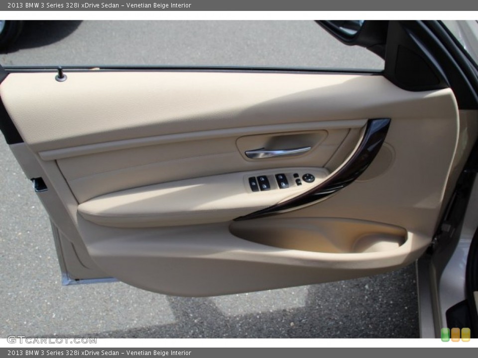 Venetian Beige Interior Door Panel for the 2013 BMW 3 Series 328i xDrive Sedan #93941577