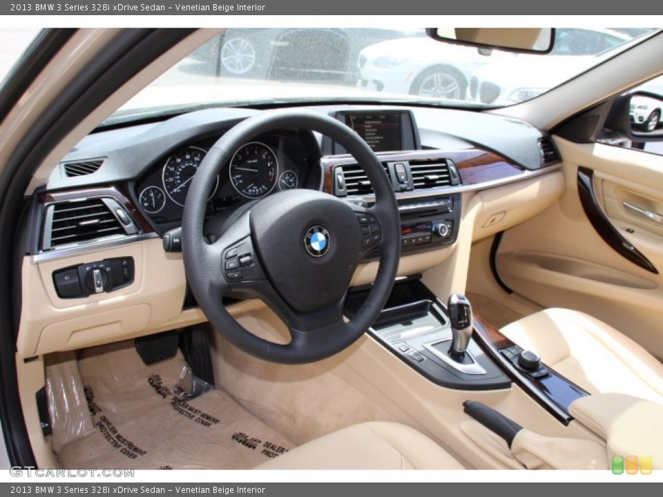 Venetian Beige Interior Photo for the 2013 BMW 3 Series 328i xDrive Sedan #93941595