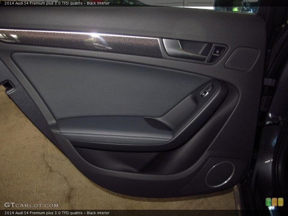 Black Interior Door Panel for the 2014 Audi S4 Premium plus 3.0 TFSI quattro #93942390