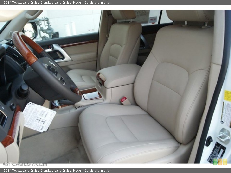 Sandstone Interior Front Seat for the 2014 Toyota Land Cruiser  #93956598