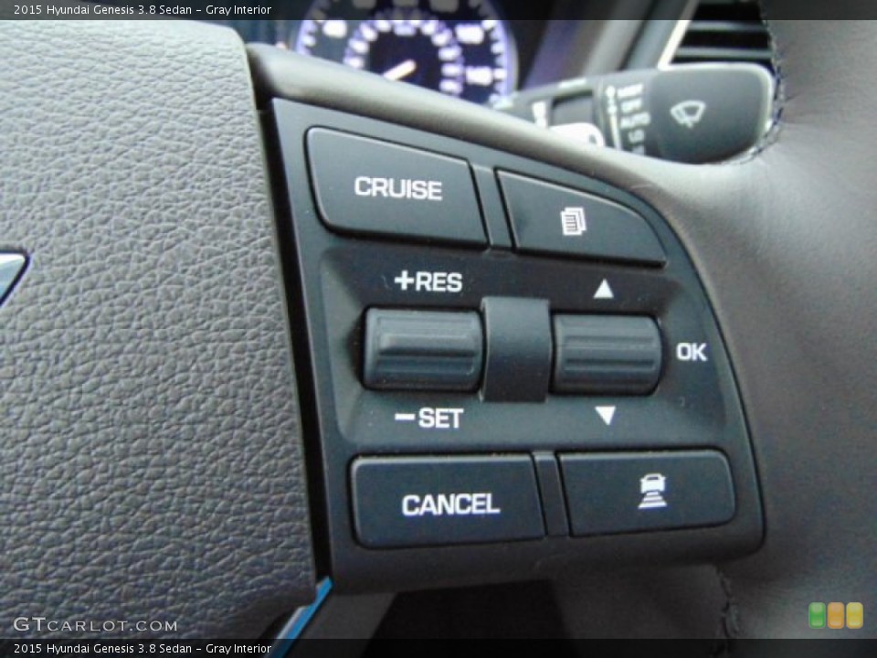 Gray Interior Controls for the 2015 Hyundai Genesis 3.8 Sedan #93960009