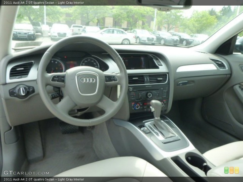 Light Gray Interior Photo for the 2011 Audi A4 2.0T quattro Sedan #93963918