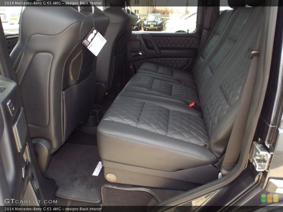 designo Black Interior Rear Seat for the 2014 Mercedes-Benz G 63 AMG #93975497