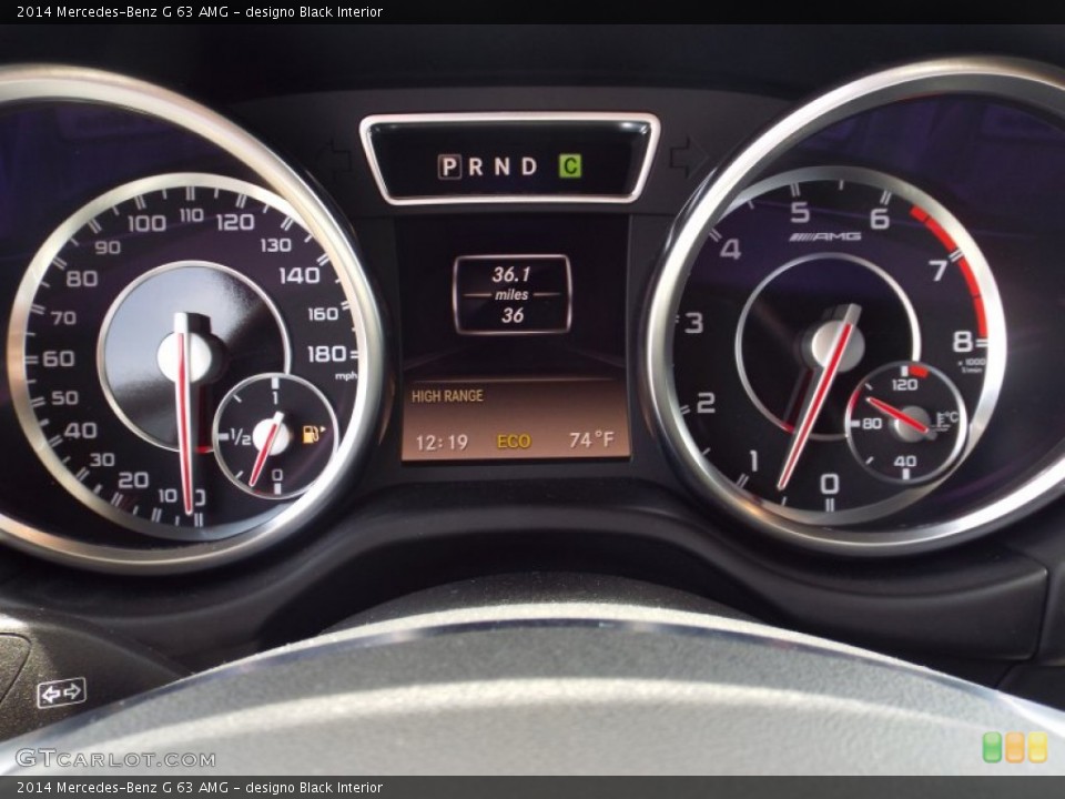 designo Black Interior Gauges for the 2014 Mercedes-Benz G 63 AMG #93975528