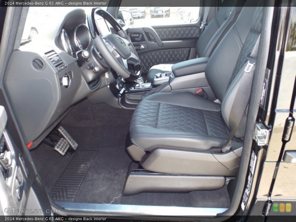 designo Black Interior Front Seat for the 2014 Mercedes-Benz G 63 AMG #93975804