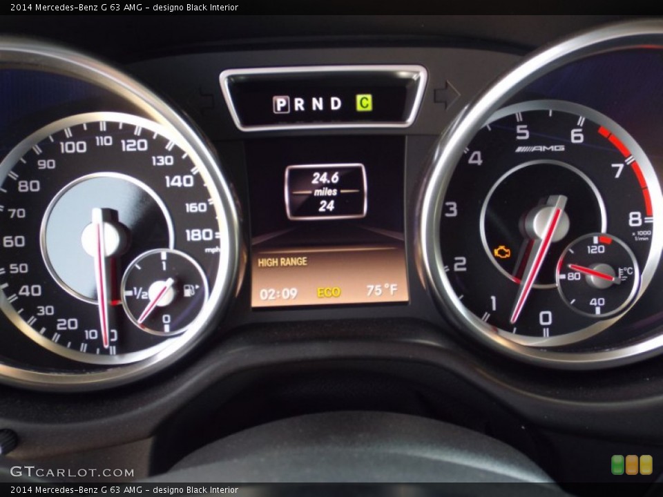 designo Black Interior Gauges for the 2014 Mercedes-Benz G 63 AMG #93975852