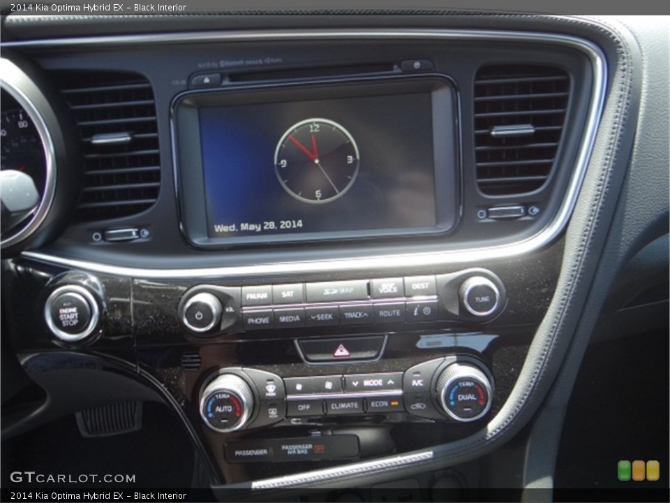Black Interior Controls for the 2014 Kia Optima Hybrid EX #93980673