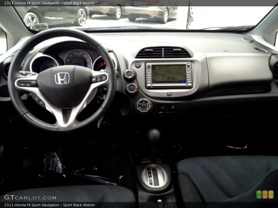 Sport Black Interior Dashboard for the 2011 Honda Fit Sport Navigation #93987594
