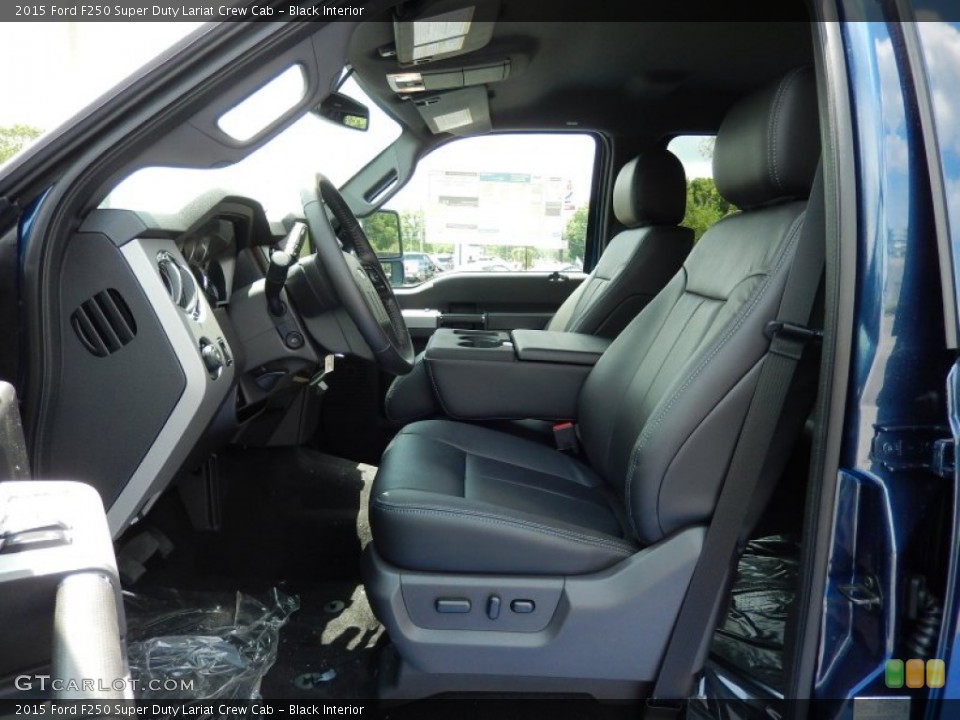 Black Interior Photo for the 2015 Ford F250 Super Duty Lariat Crew Cab #93987864