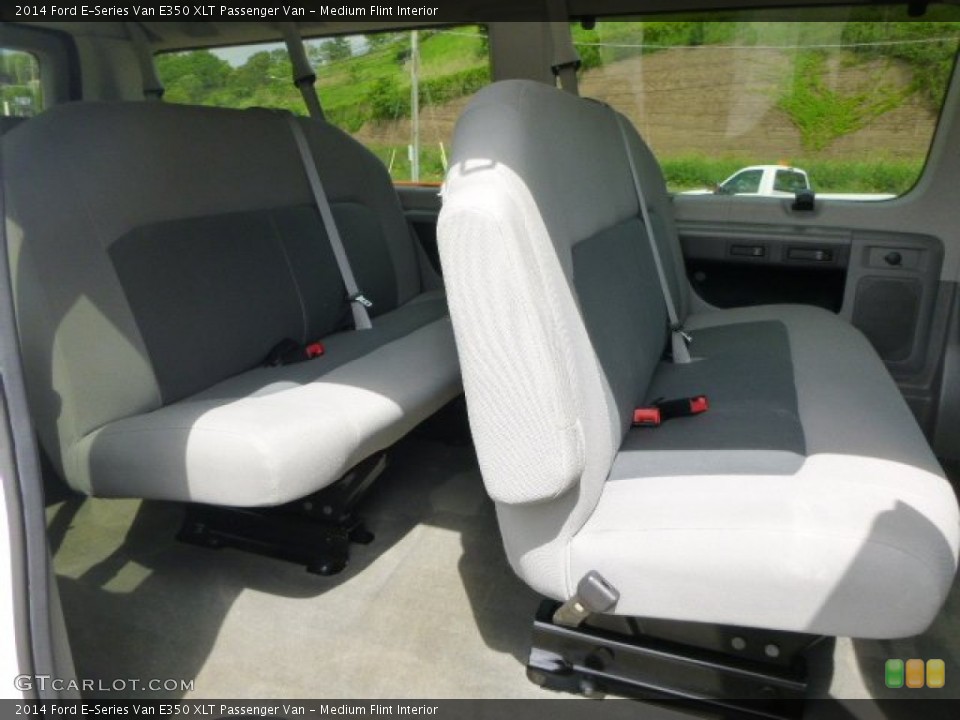 Medium Flint Interior Rear Seat for the 2014 Ford E-Series Van E350 XLT Passenger Van #93995426