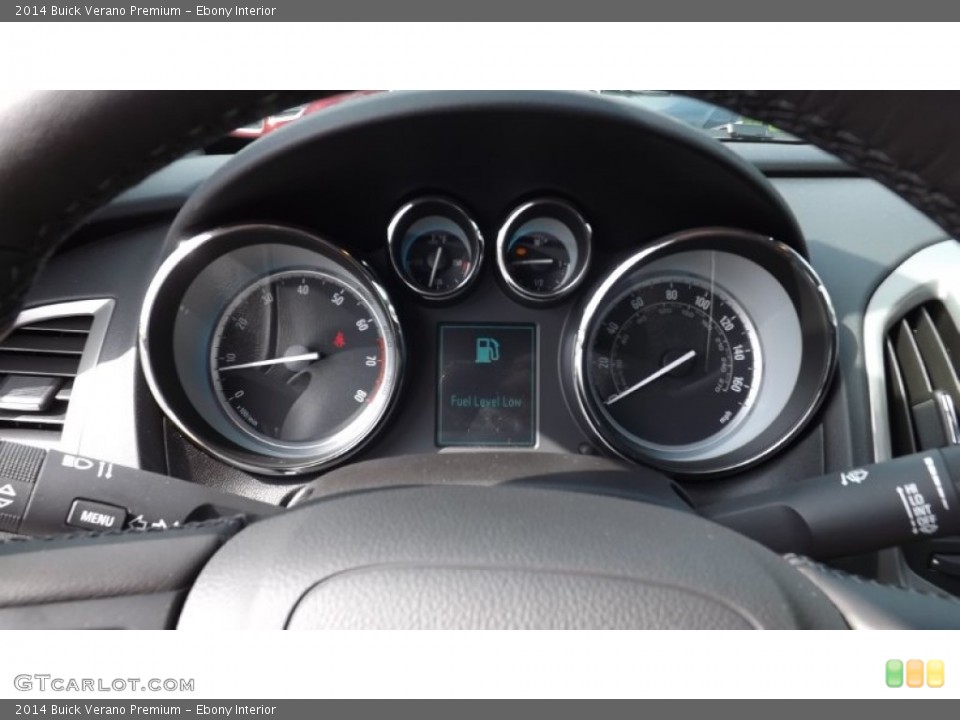 Ebony Interior Gauges for the 2014 Buick Verano Premium #94003966