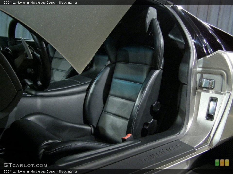 Black Interior Photo for the 2004 Lamborghini Murcielago Coupe #94005