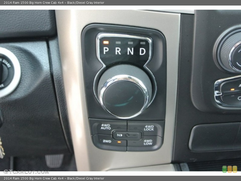 Black/Diesel Gray Interior Transmission for the 2014 Ram 1500 Big Horn Crew Cab 4x4 #94008279