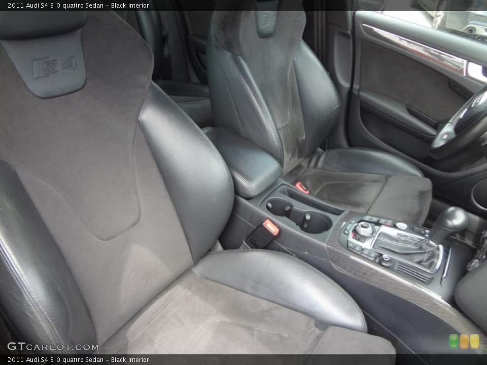 Black Interior Front Seat for the 2011 Audi S4 3.0 quattro Sedan #94010164