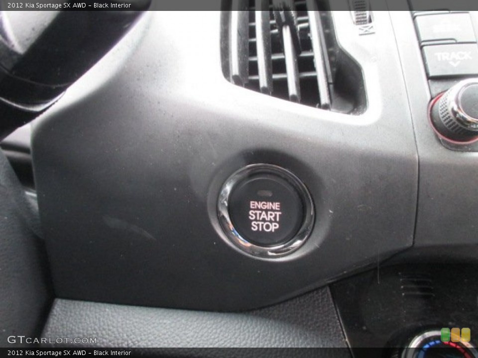 Black Interior Controls for the 2012 Kia Sportage SX AWD #94011661