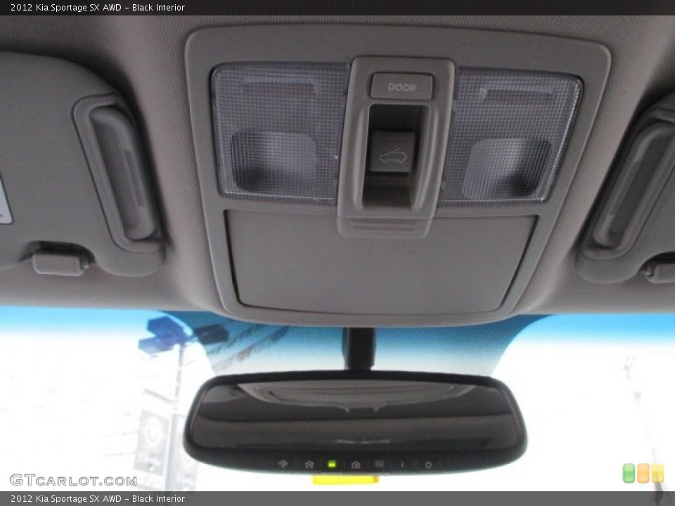 Black Interior Controls for the 2012 Kia Sportage SX AWD #94011676