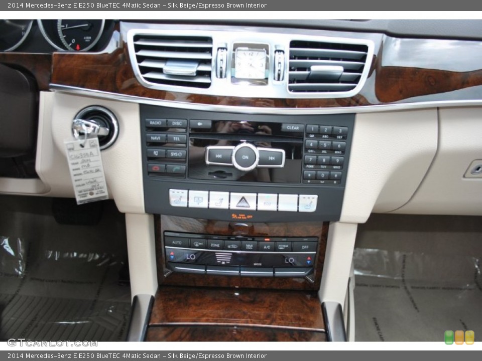 Silk Beige/Espresso Brown Interior Controls for the 2014 Mercedes-Benz E E250 BlueTEC 4Matic Sedan #94014643