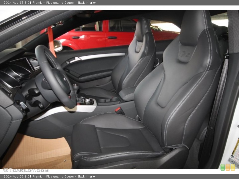 Black Interior Front Seat for the 2014 Audi S5 3.0T Premium Plus quattro Coupe #94017478